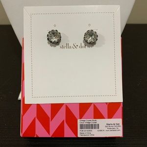 Stella & Dot Vintage Crystal Studs